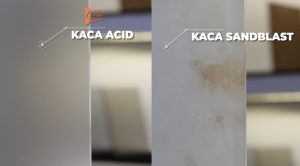 kaca sandblast buram