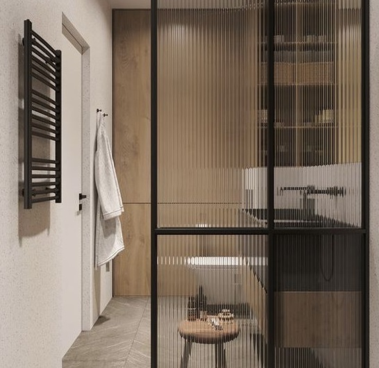 dinding partisi kaca tempered