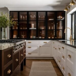 kitchen set kaca riben