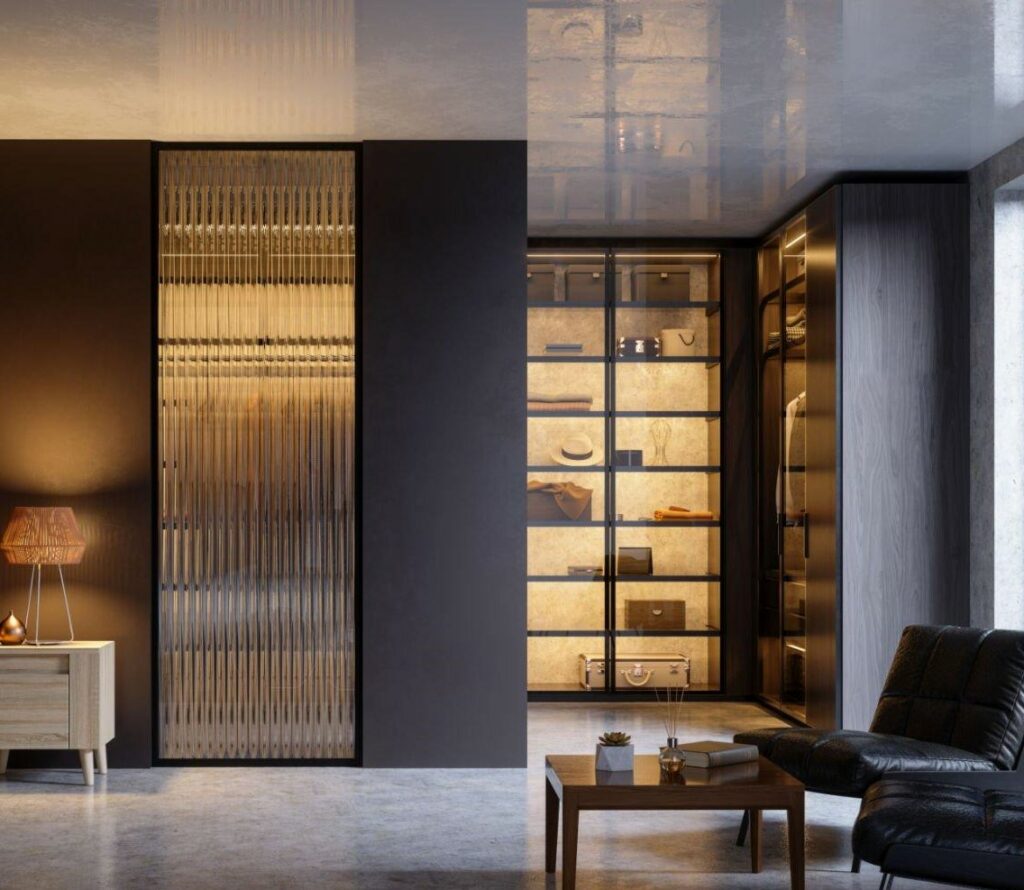 kaca cermin lemari minimalis