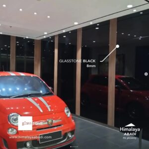 kaca cermin warna hitam