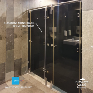 Glass Cubicle Toilet